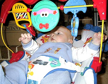 "My parents must think I am easily amused."