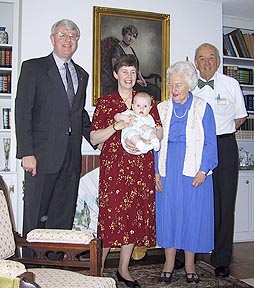 Palm Sunday at Grandparents Burkes' house