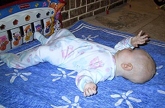 Working on back crawl