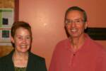 Julia with Professor Sherard