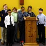 Confirmation class boys, April 28, 2013