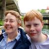 Julia and Sam on San Anotnio River cruise