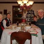 Delicious Christmas dinner prepared by Julia