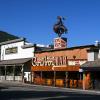 Downtown Jackson Hole and the famous Million Dollar Cowboy Bar