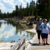Samuel and Julia at West Thumb geyser basin

