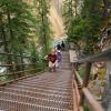 Long stairs to base of Lower Falls