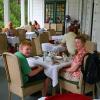 Dinner on the porch of the historic Wawona Hotel, Yosemite