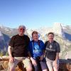 Family photo at Washburn Point, Yosemite