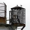 Guard tower or cage at Alcatraz