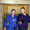 Julia and Sam in Alcatraz cell area