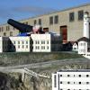 Edgar looks at model of Alcatraz