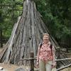 Julia at Indian village in Yosemite Valley