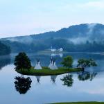 Lake at Woodruff Reservation Boy Scout Camp near Blairsville, GA, July 18, 2014