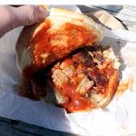 BBQ pork sandwich at Kendall's BBQ in Georgiana, AL