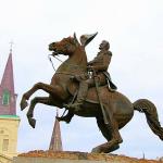 Statue of General Andrew Jackson at Jackson Square in the French Quarter