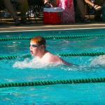 Samuel on way to personal best 50 fly 