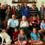 Annual Struby Thanksgiving at home of Butler & Hazel Caldwell in Forsyth