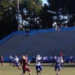 High touchdown pass on way to TMS receiver