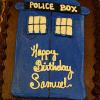 Dr. Who themed birthday cake