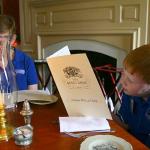 Lunch at the King's Arms Tavern, Williamsburg