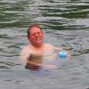 Tom swimming in Lake Burton