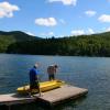 Sailboat assembly at Lake Burton