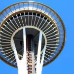 Space Needle location of Sky City Restaurant, July 6, 2014