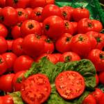 Tomatoes at Pike Place Market, July 6, 2014
