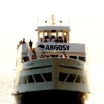 Spirit of Seattle  boat for our Argosy Cruise Lines harbor and locks tour of Seattle, July 6, 2014