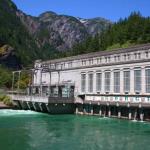 Seattle City Light power plant on the Skagit River in Newhalem, Washington, July 7, 2014