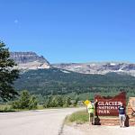 Edgar and Sam at east gate of Glacier National Park, July 9, 2014