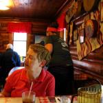 The homey feeling of Johnson's Cafe founded by a prominent Methodist layman, who built the Methodist church in tiny St. Mary, Montana, July 9, 2014