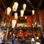 Lake McDonald Lodge main lobby and registration area, July 8, 2014