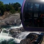 Gondola ride over the riverfalls in downtown Spokane, site of Worlds Fair, July 11, 2014