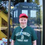 Sam finds Dr. Who police box in Spokane, July 11, 2014