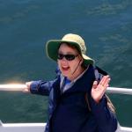 Julia on the bow, July 12, 2014