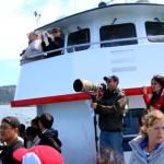 Well known naturalist and wildlife photographer, Bart Rulon, on board Island Explorer, July 12, 2014