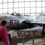 Vitenam War era MIG-15 fighter jet at Museum of Flight at Boeing Feild, July 13, 2014