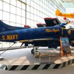 USN Blue Angel jet at Museum of Flight, July 13, 2014